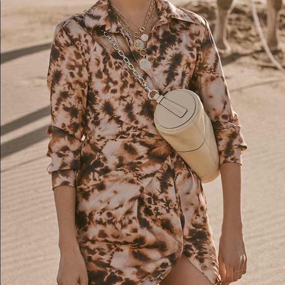 NANUSHKA PRINT LONG DRESS TIE DYE SMALL